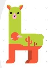 Little Zoo llama mascot